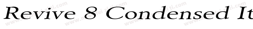 Revive 8 Condensed Italic字体转换